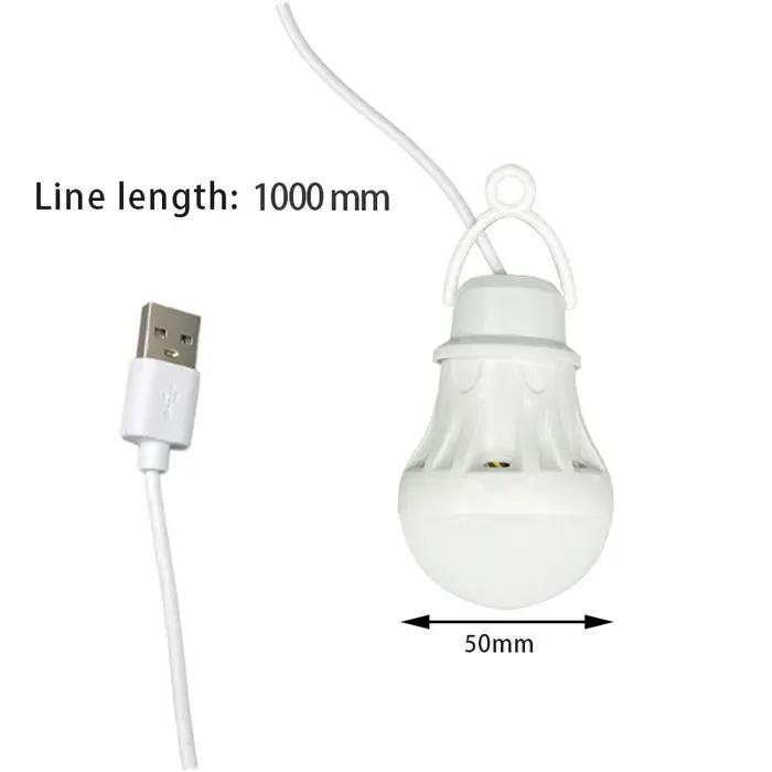 Lanterne portable, lampes de camping, ampoule USB 5W, outil multifonctionnel pour le camping en plei