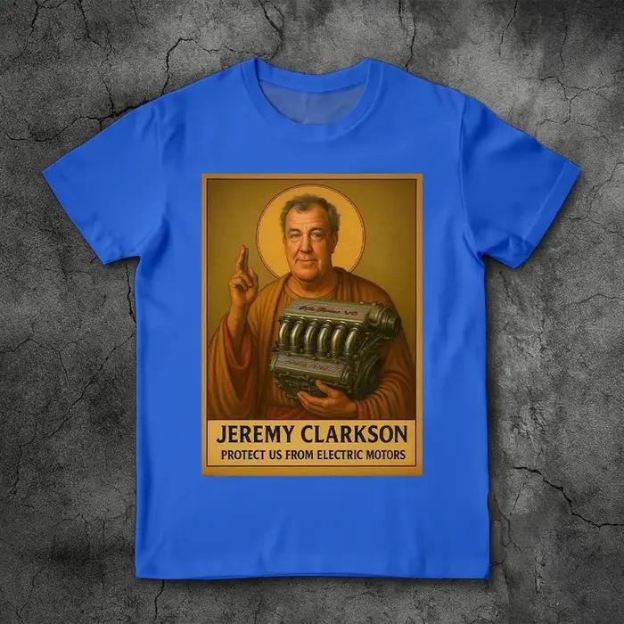 T-shirt Jeremy Clarkson Motorsport Humor Graphic Print Homme Décontracté Printemps Été Occasions Spéciales
