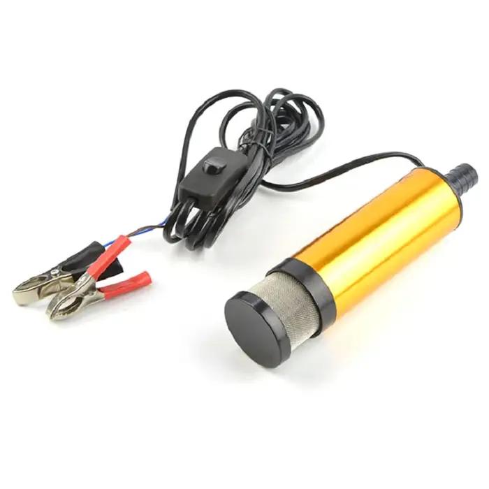 Pompe à huile électrique pour voiture, 38/51MM, 12V, pour pomper l'huile Diesel, pompe de transfert