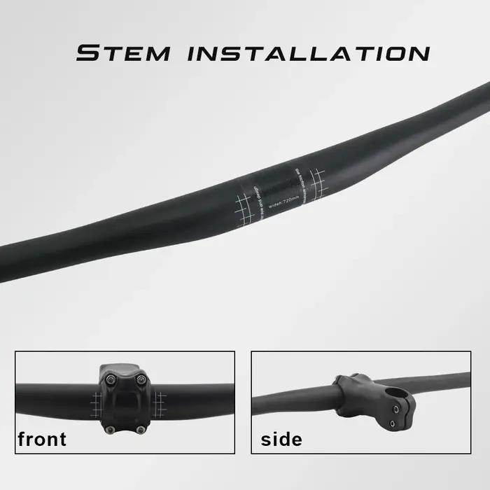 RXL SL 9-Guidon plat en carbone résistant pour VTT, guidon de vélo, accessoires de VTT, UD 256, 31.8