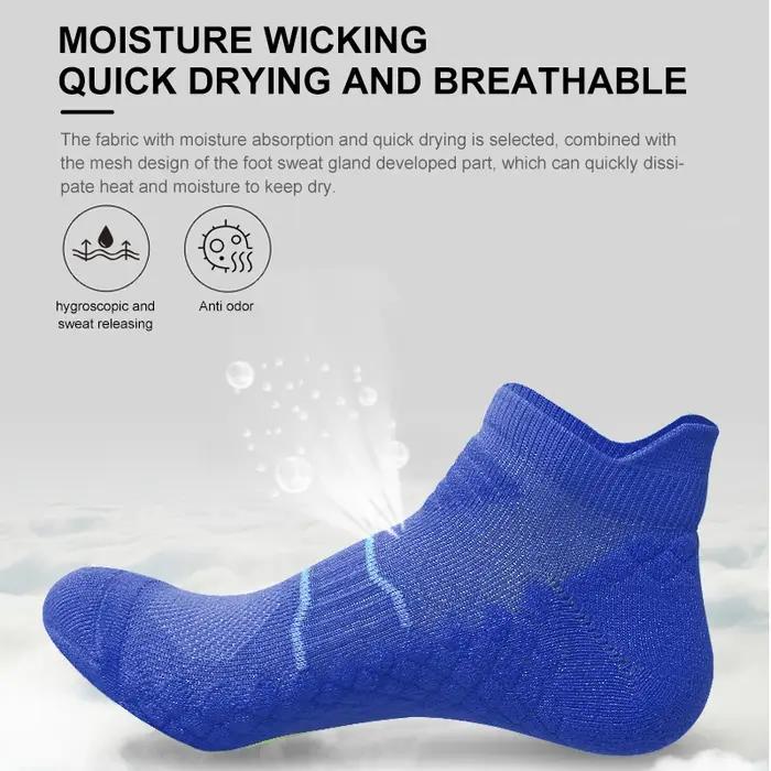 Chaussettes X-TIGER Homme cheville mesh ventilantes confort performance respirantes sport cyclisme