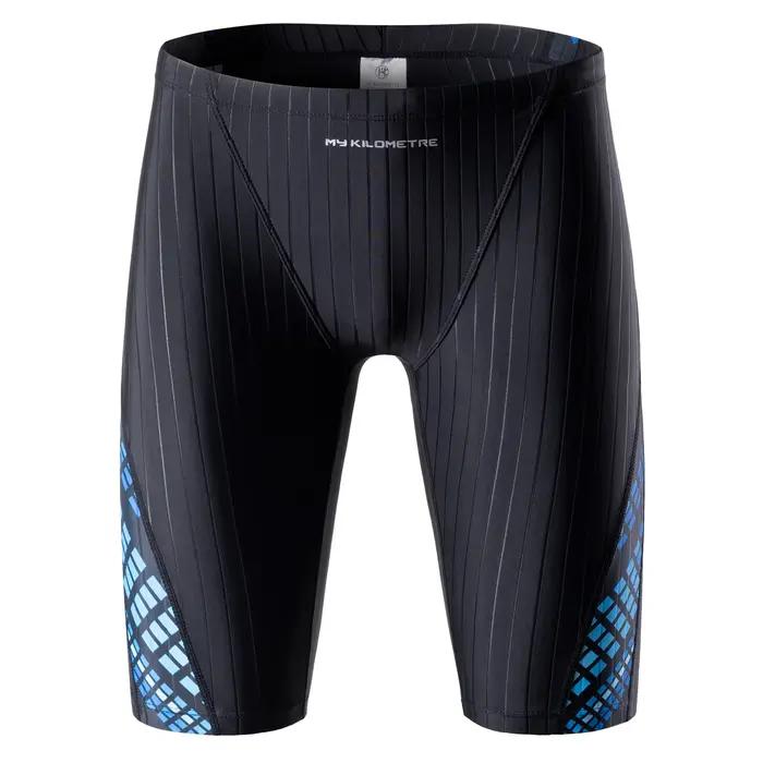 MY KILOMETRE Jammers de natation pour hommes Maillot de bain d'entraînement de compétition athlétiqu