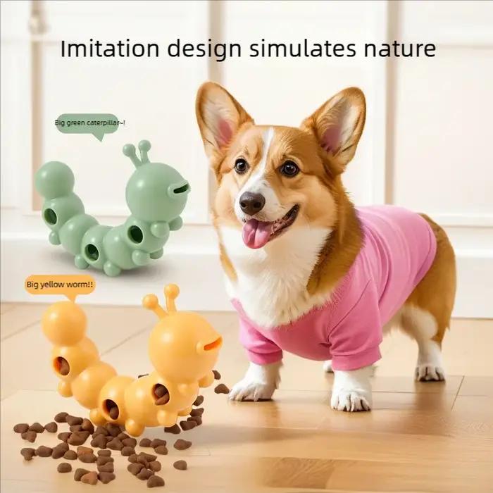Jouet à mâcher pour chien en forme de chenille
