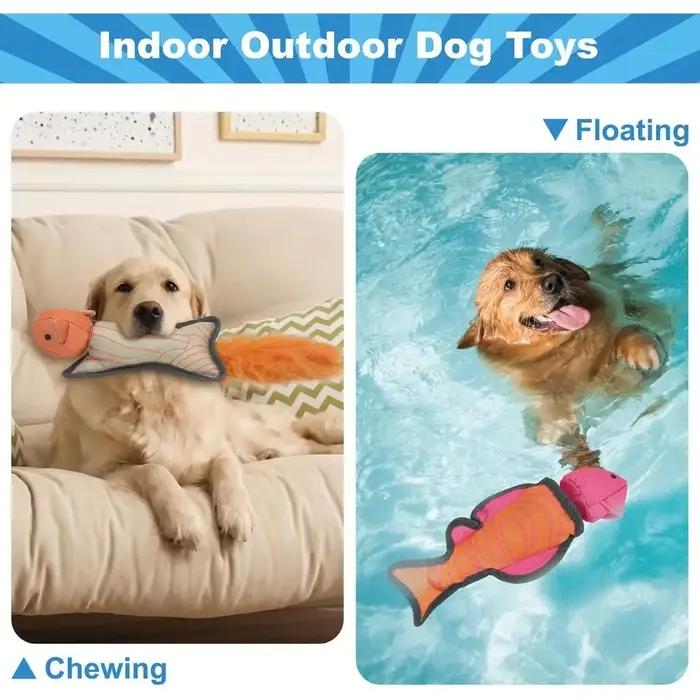 Chien interactif en tissu Oxford pour lancer et attraper