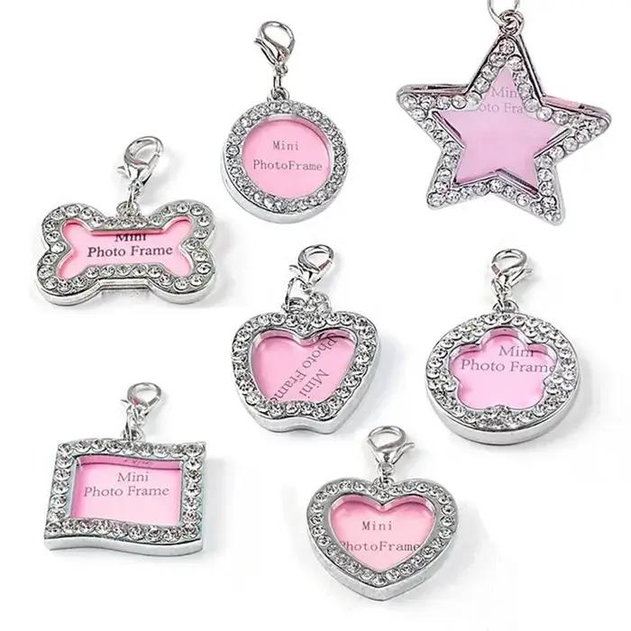 Collier pendentif en os argenté pour chien