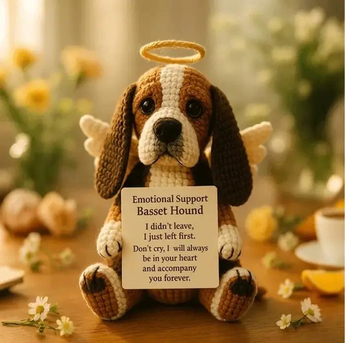 Yorkie Memorial Crochet Pattern Projet de soutien émotionnel Cadeau de sympathie pour les amoureux des chiens Artisanat de guérison pour copter avec la perte d'animaux de compagnie