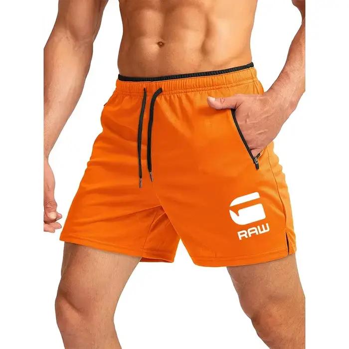 Shorts de course décontractés en polyester et coton pour homme, légers, respirants et rapides à sécher pour randonnée et entraînement