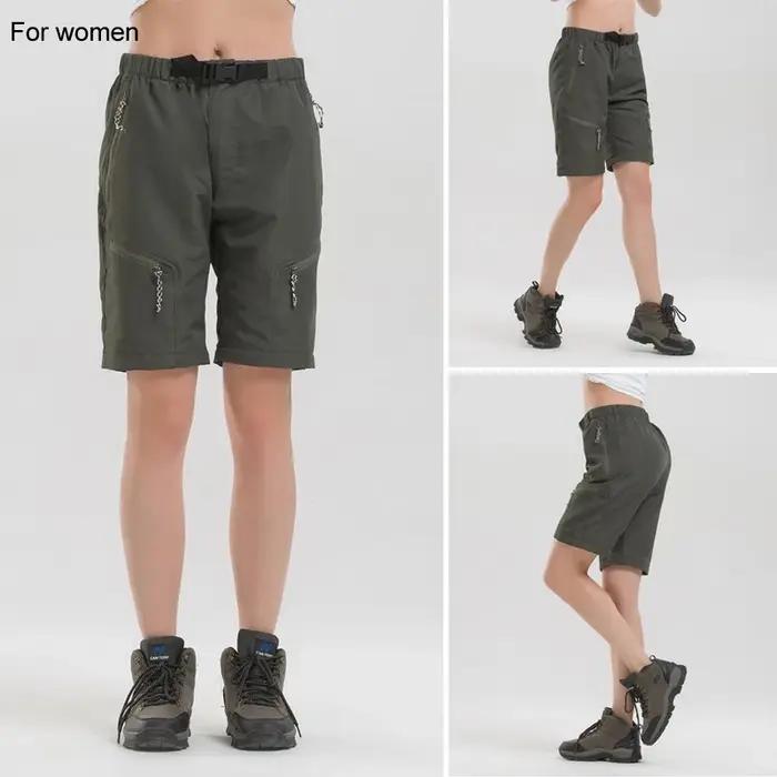 Pantalon de randonnée imperméable homme 2024 - Short pour trekking et camping en montagne