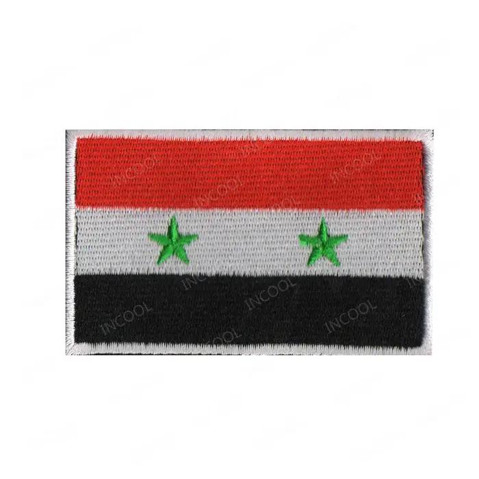 Patches brodés drapeaux pays Moyen-Orient pour vêtements casquette sac veste occassions spéciales