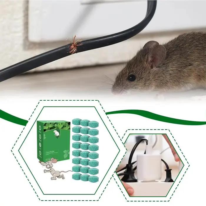 Boules répulsives pour rongeurs et insectes, protection durable pour intérieur et extérieur, piège anti-nuisibles, boules de camphre pour usage domestique et commercial