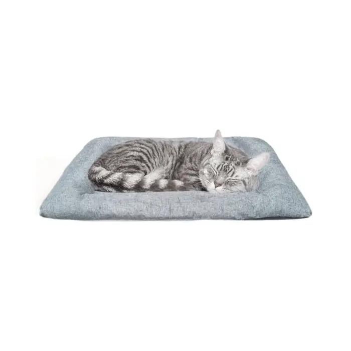 Lit carré pour chien, lit pour animaux de compagnie toutes saisons