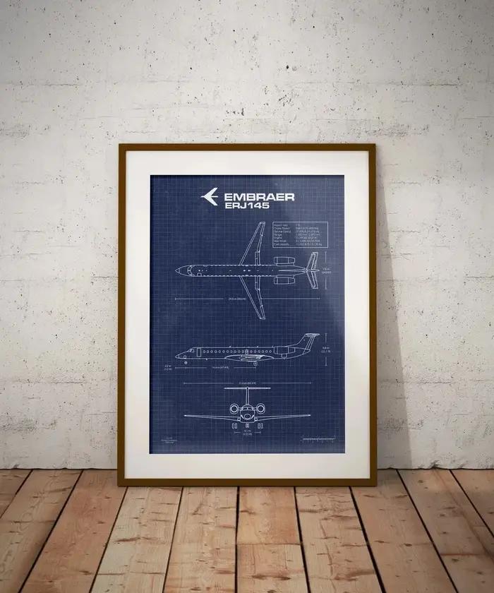 Affiche d'avion de l'armée de l'air