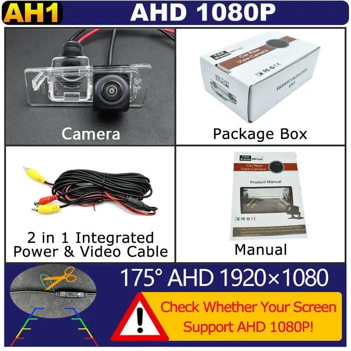 AHD 1920*1080P 170 ° Caméra de recul pour Kia Ceed SW JD 2012 2013 2014 2015 2016 2017 2018 avec moniteur Android