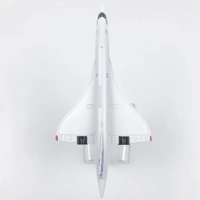 16cm 1:400 échelle Concorde Air France avion modèle avion de ligne alliage moulé sous pression modèle d'avion jouets Collection décor à la maison Miniatures