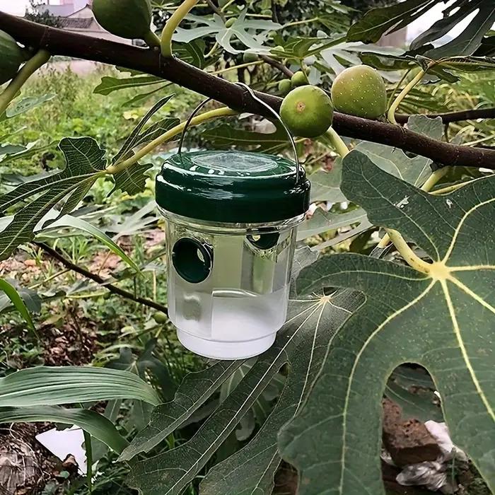 Attrape-insectes suspendu vert clair pour jardin patio terrasse véranda camping externe non électrique lutte antiparasitaire