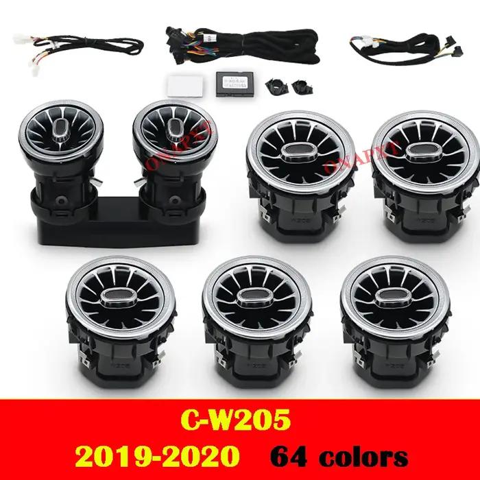 Pour Benz C/GLC/A/CLA/GLA/E/S/G Pour AMG W205 X253 W176 W117 W156 W213 W222 W464 Lampe de ventilation à LED avec lumière