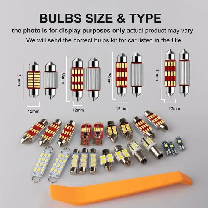 Kit d'éclairage intérieur LED Canbus pour Hyundai Tucson NX4 2021 2022 2023 2024, lampe de plaque d'