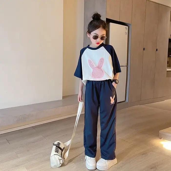 Filles sport deux pièces modèles d'été Style étranger nouvelles