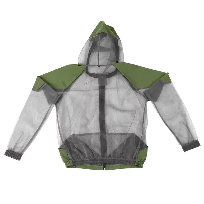 Veste d'extérieur anti-moustiques en maille à capuche