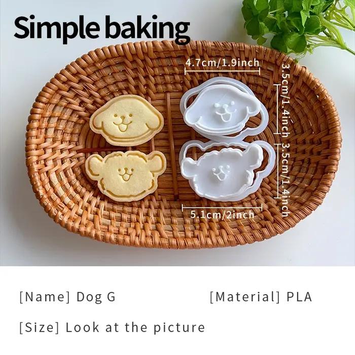 Un joli moule à biscuits avec un motif de chiot