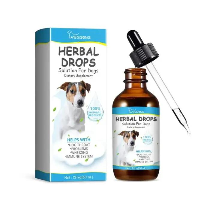 Gouttes YeGBOG pour Animaux Naturellement Apaisantes Soulagement de la Toux et du Rhume Occasionnellement Offerte Pour Animaux Malades