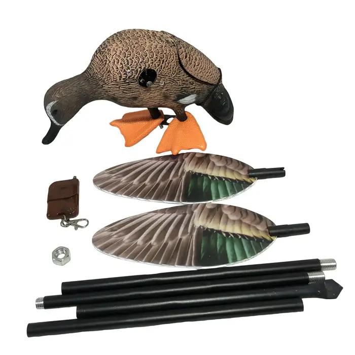 Leurre canard 3D à mouvement réaliste - Appât de chasse pour étang, jardin et balcon