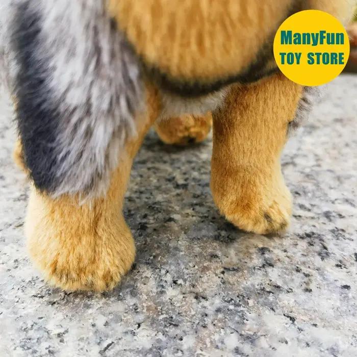 Jouet en peluche chien de bétail australien Queensland Heeler haute fidélité pour collectionneurs et amoureux des films et télévision