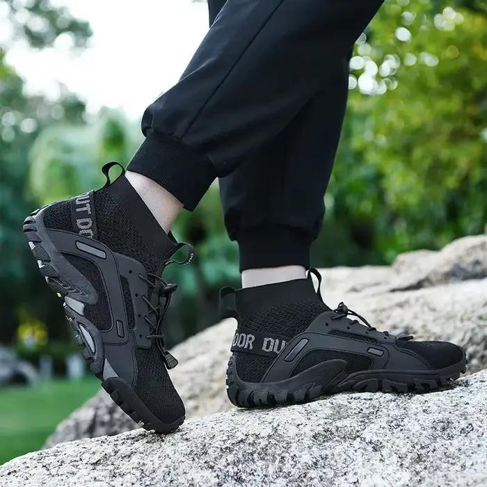 Bottes montantes en maille respirante pour hommes et femmes