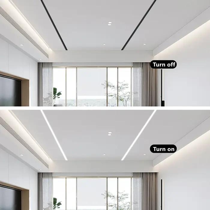Profilé en aluminium LED de Style U/W, 0.5m, support de canal noir et argent, lampe de barre de couv