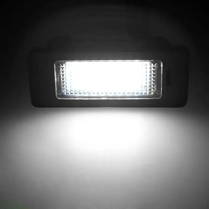 Lumière de plaque d'immatriculation pour BMW E39 E60, 2 pièces, 6000k, blanc, sans erreur, numéro Le