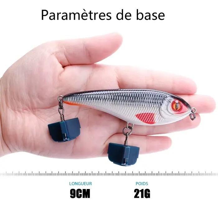 TREHOOK 21g 9cm Rattlin Vib leurre de pêche coulant Jerkbait Wobblers brochet leurres artificiels pour matériel de pêche leurre Jerk appât Pesca