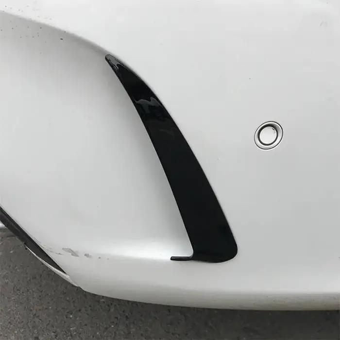 Couvercle de ventilation pour pare-choc arrière, aspect Fiber de carbone, pour Benz classe C W205 C4