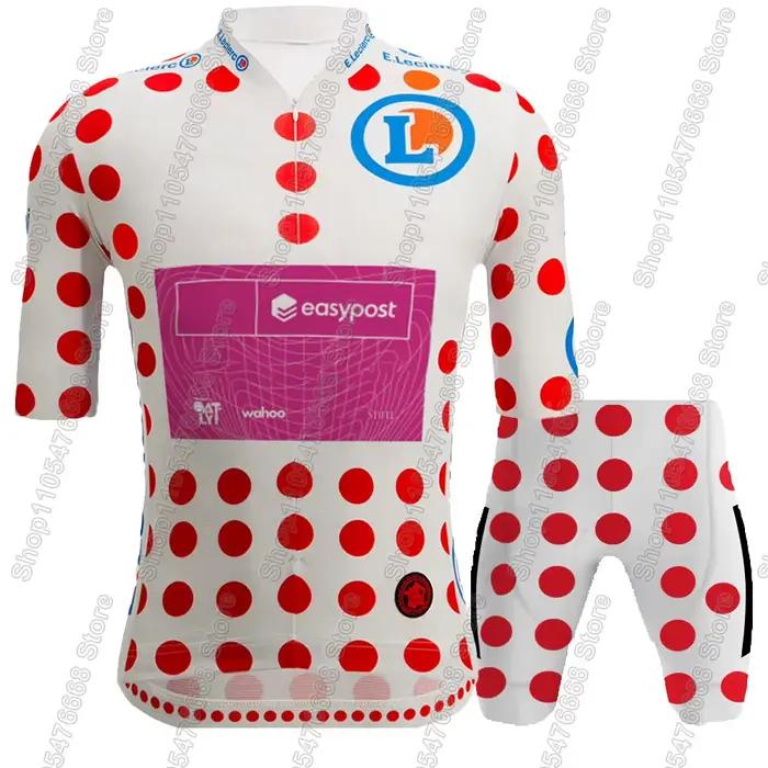 Ensemble Maillot et Cuissard Cycliste Équipe EFFUL France Tour 2026 – Tenue d'Été pour Vélo de Route et VTT