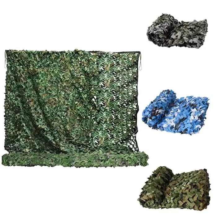 2X2M 2X5M 3X3m 3X5M filets chasse Camouflage filet voiture tente auvent ombre maille noir vert bleu forêt