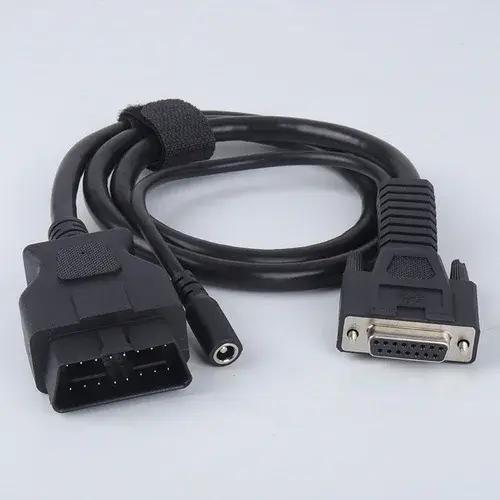 Câble OBD2 16 broches mâle vers DB 15 broches femelle pour scanner de diagnostic Efka pour FCAR voiture diagnostics automobile connecteur de diagnostic voiture