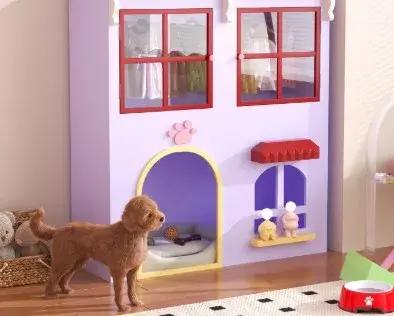 Cage pour chien, grande villa pour animaux de compagnie