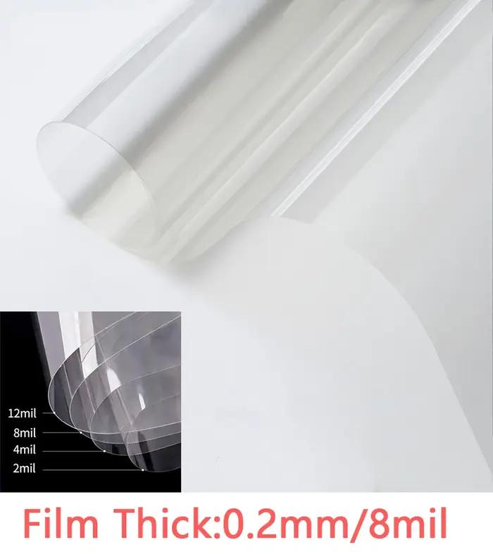 Film de sécurité pour fenêtre, 2/4/8mil, Film de protection Transparent auto-adhésif pour fenêtre de sécurité, Anti-éclatement, pour le bureau et la maison