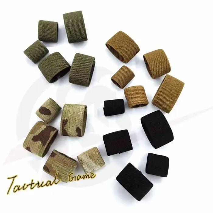 5 pièces élastiques maintien ceinture tactique 20-50mm camping rangement accessoire extérieur