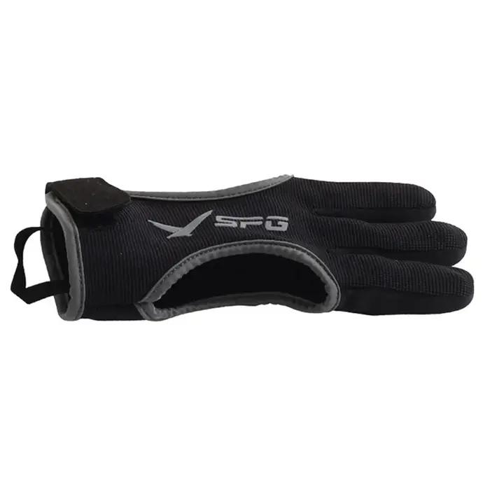 Protège-doigts épais pour arc recurve traditionnel - Gants d'archerie 3 doigts renforcés protection chasse