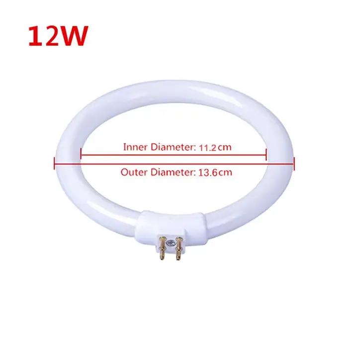 ZAVENZH-Petites lampes de bureau blanches, ampoule structurels ente, lampe annulaire, Tubes annulair