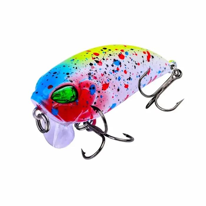 1 pièces leurre de pêche manivelle 5 cm 7.2g manivelle flottante Wobbler Isca bar artificiel brochet