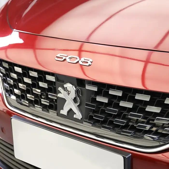 Badge logo Peugeot avant/arrière - Autocollant calandre coffre pour 206 3008 308 307 407 208 207 107 2008 508 408 5008