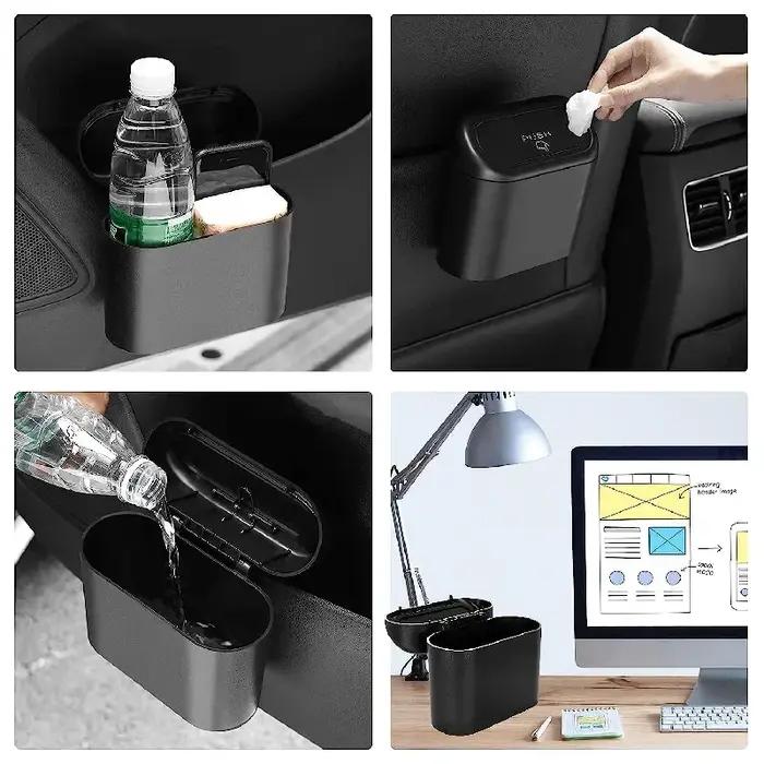 Poubelle de voiture (avec couvercle) contient 60 (300) sacs poubelles