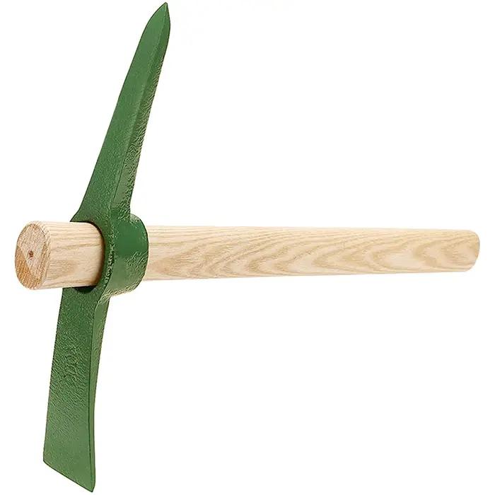 Houe creuse en acier pour jardin, pioche domestique, outil de jardinage pratique, pioche multifoncti