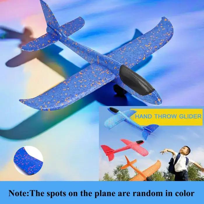 Avion en mousse DSUE 44cm avec modes de vol planeur et inverseur pour enfants 4-12 ans jouer en plein air occassions spéciales