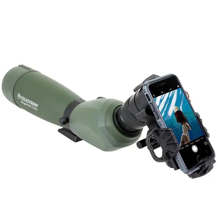 Adaptateur smartphone universel Celestron NexYZ 3 axes - Support mobile pour télescopes astronomiques et de chasse