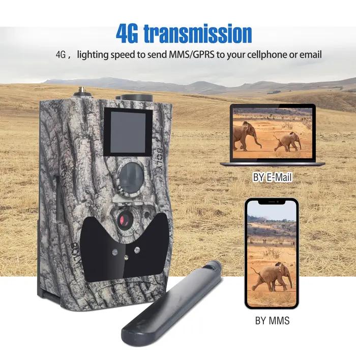 Caméra de chasse cellulaire BolyGuard 4G LTE sans fil pour la surveillance de la faune