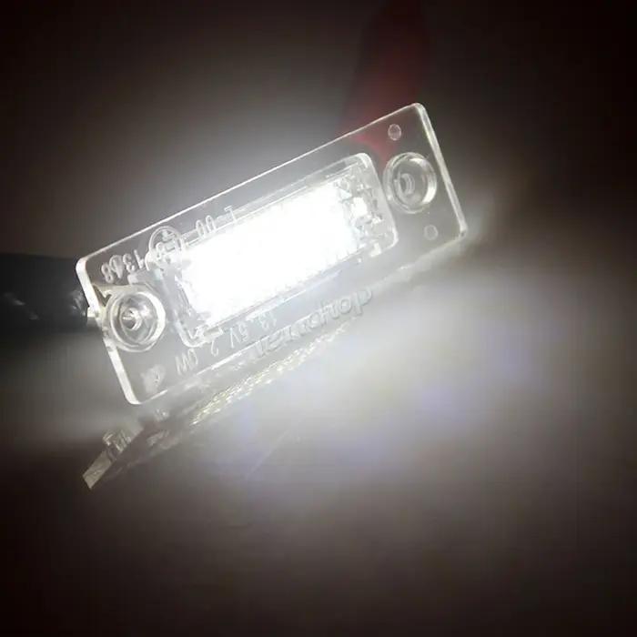 Eclairage de plaque de planificateur à LED, feu de numéro arrière, VW Golf MK5, Jetta, Touran, Passa