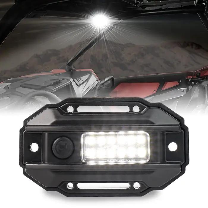 MOVOTOR blanc UTV dôme lumière barre de sécurité montage voiture LED rouleau Cage utilitaire