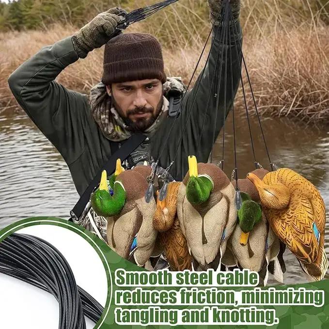 Ensemble leurres canards chasse gibier d'eau - Ligne 3M Outdoors accessoires ancres anti-embrouille